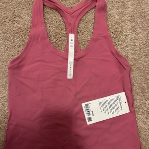 Lululemon Cool Racerback Nulu Race Length Size 8 NWT Pink Blossom